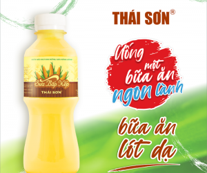 Sữa Bắp Nếp Thái Sơn 330ml Thơm ngon dùng cho bữa sáng
