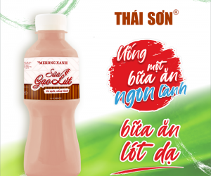 Sữa Gạo lứt Mekong Xanh - Thơm bùi, tạo nên hương vị khó quên.