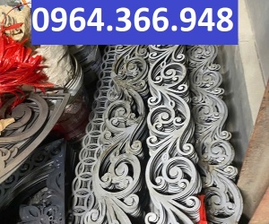 Diềm hoa CNC cho mái hiên sắt