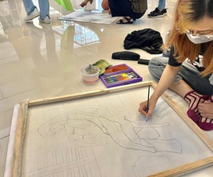 Chiêu sinh lớp học vẽ lụa tại Phước Bình – Phước Long – Thủ Đức