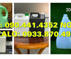 Can nhựa 1 lít tròn siêu dày, có sản xuất can nhựa 1 lít đựng hóa chất sinh khí, can 1 lít vòi nhấn 