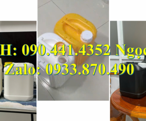 Can nhựa 5 lít đựng NH3, can nhựa 2 lít đựng tinh dầu, can 1 lít nhựa HDPE nguyên sinh 