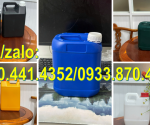 Can nhựa 2 lít giá rẻ, bình nhựa 1 lít nắp thoát khí, can nhựa 500ml đựng dầu mỡ 