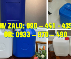 Can nhựa 25 lít đựng chất điều chỉnh, can nhựa 20 lít tròn, can nhựa 10 lít đựng axit đặc biệt 