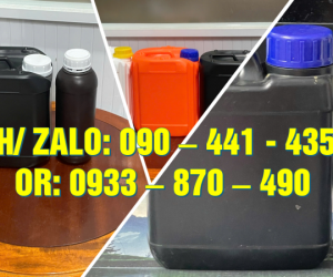 Can nhựa 2 lít đựng xăng, can 5 lít vuông đựng dầu khí, can nhựa 1 lít đựng thức uống pha loãng 