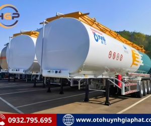 Sơ mi rơ mooc bồn xi téc chở xăng Yunli 40 - 44m3 giá tốt