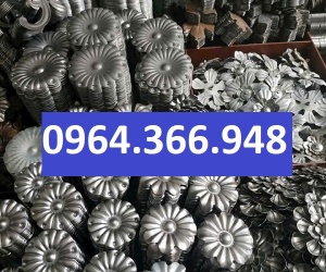Hoa cúc sắt dập nhiều cỡ cho xưởng gia công