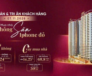 MUA AK TOWER ĐÚNG THỜI ĐIỂM – RINH IPHONE ĐỎ, ĐÓN TÀI LỘC: 39,8 triệu/m2