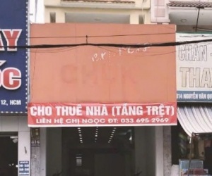CHO THUÊ MẶT BẰNG MẶT TIỀN NGUYỄN VĂN QUÁ, QUẬN 12 – ĐỐI DIỆN GALAXY CINEMA