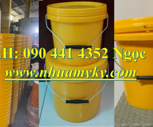 Cung cấp vỏ thùng sơn tròn 6 lít, vỏ thùng sơn 5 lít quai nhựa+ quai sắt, vỏ thùng sơn 1 lít tại Gò 