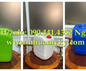 Gía can nhựa 30 lít tại TPHCM, can nhựa 25 lít đựng thuốc nhuộm, can nhựa 20L đựng mực in 