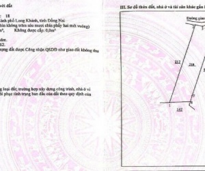 BÁN ĐẤT 2.068M² TẠI BẢO VINH, LONG KHÁNH – GIÁ TỐT